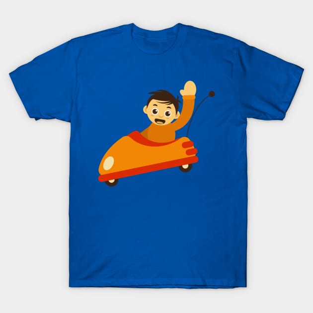 Bumper Car T-Shirt by erwinwira